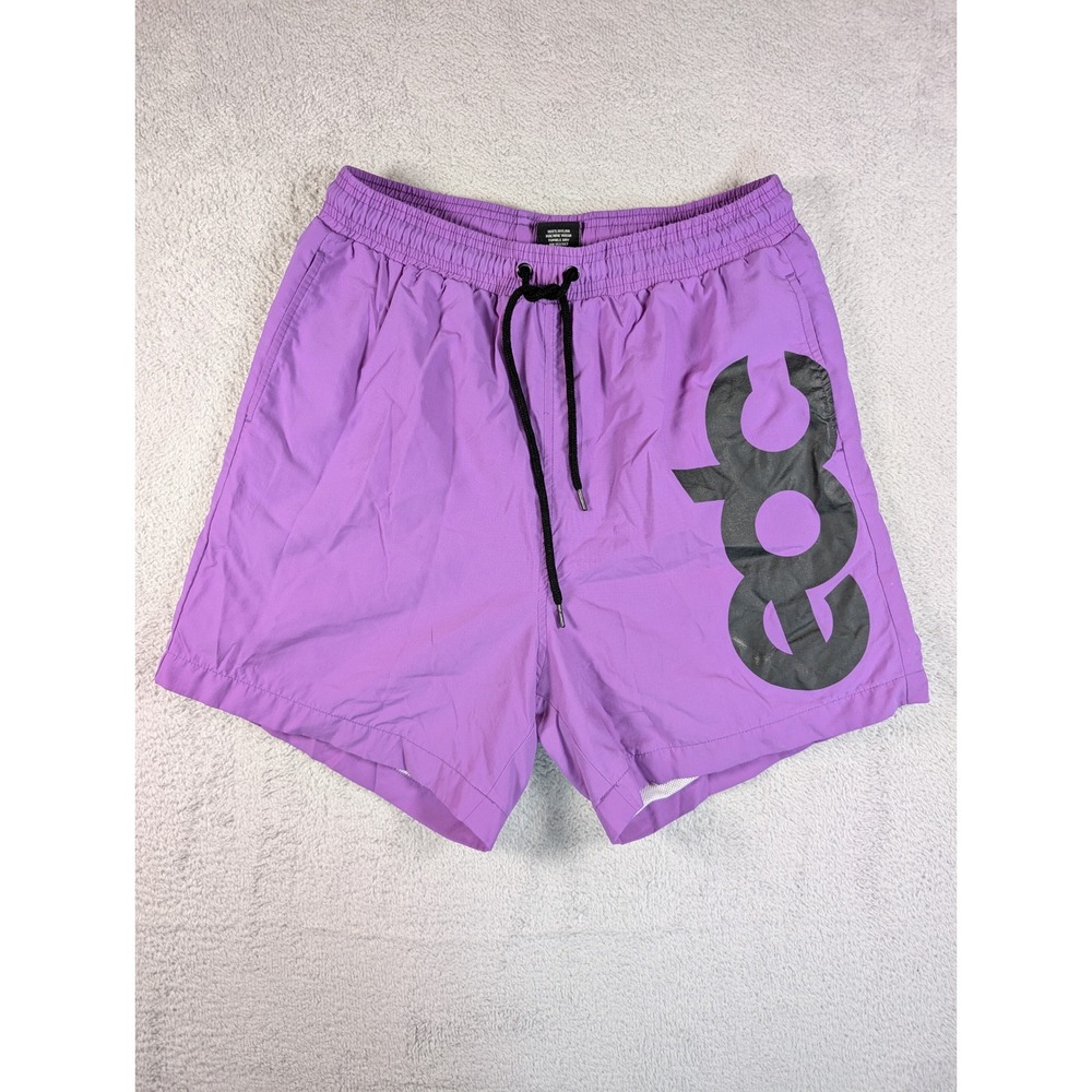 Insomniac Events Purple Festival Shorts Mens Medium EDC Graphic Mesh Lined Nylon